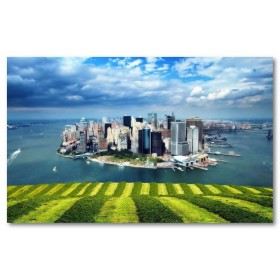 Αφίσα (Νέα Υόρκη, αξιοθέατα, θέα, πόλη, αρχιτεκτονική, κτίρια, Νέα Υόρκη, grass, ουρανός)